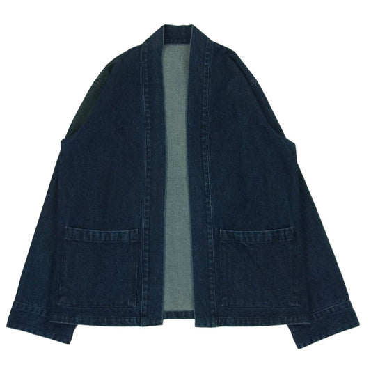 SOPHNET. ソフネット 18SS SOPH-180066 DENIM SHIRT CARDIGAN デニム シャツ カーディガン インディゴブルー系 M【中古】