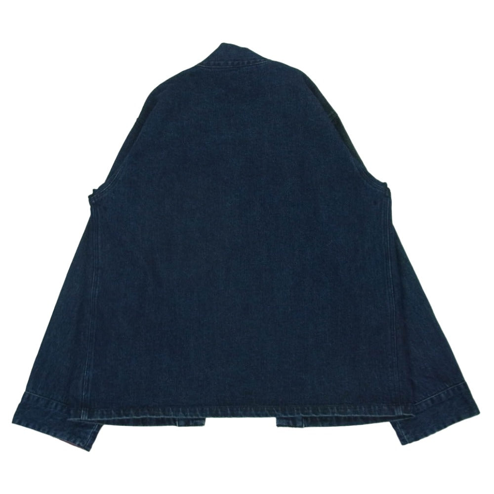 SOPHNET. ソフネット 18SS SOPH-180066 DENIM SHIRT CARDIGAN デニム シャツ カーディガン インディゴブルー系 M【中古】