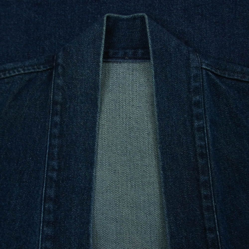 SOPHNET. ソフネット 18SS SOPH-180066 DENIM SHIRT CARDIGAN デニム シャツ カーディガン インディゴブルー系 M【中古】