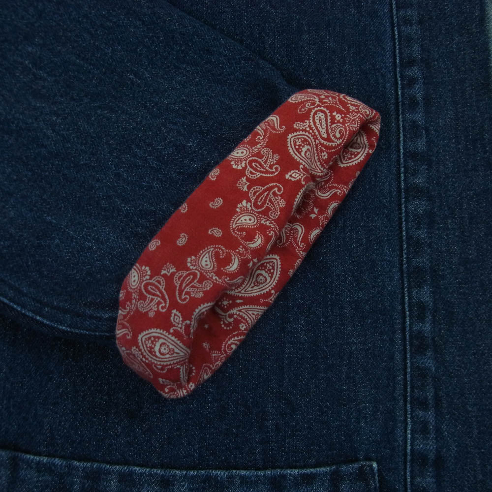 SOPHNET. ソフネット 18SS SOPH-180066 DENIM SHIRT CARDIGAN デニム シャツ カーディガン インディゴブルー系 M【中古】