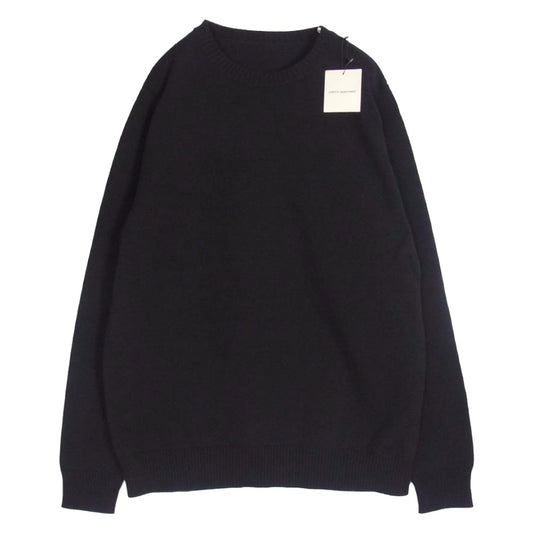 uniform experiment ユニフォームエクスペリメント 18SS UE-180086 UEN PHYSICAL FITNESS CREW NECK KNIT フィジカルフィットネス クルーネック ニット セーター ブラック系 2【美品】【中古】