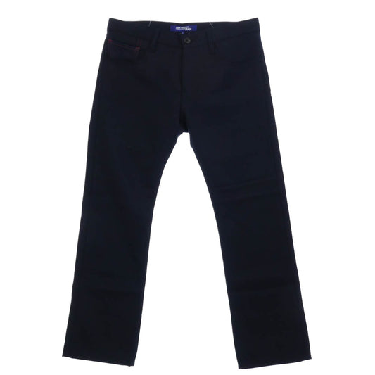 JUNYA WATANABE COMME des GARCONS MAN ジュンヤワタナベコムデギャルソンマン AD2014 WN-P014 デニムポケット切替 ウール スラックスパンツ ネイビー系 L【美品】【中古】