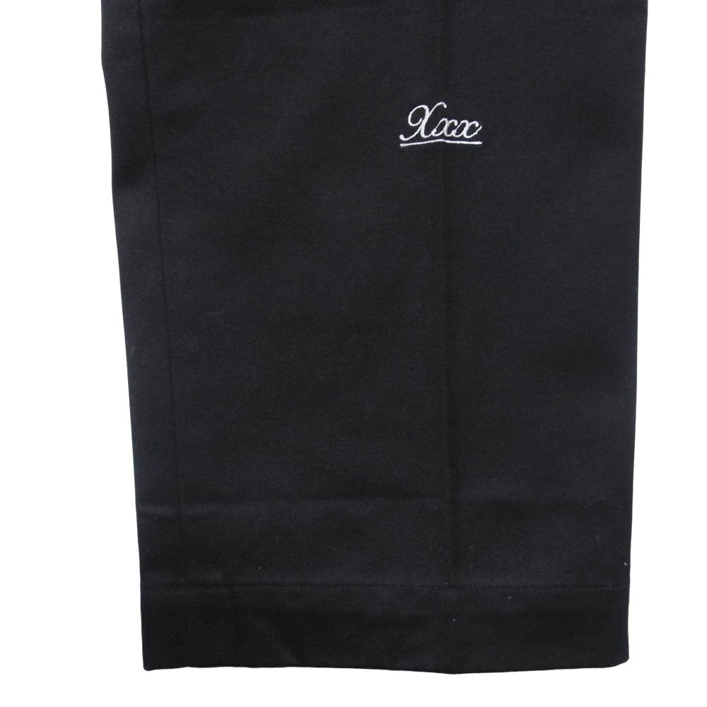 GOD SELECTION XXX ゴッドセレクション チノクロス ワークパンツ チノパン ブラック系 L【美品】【中古】