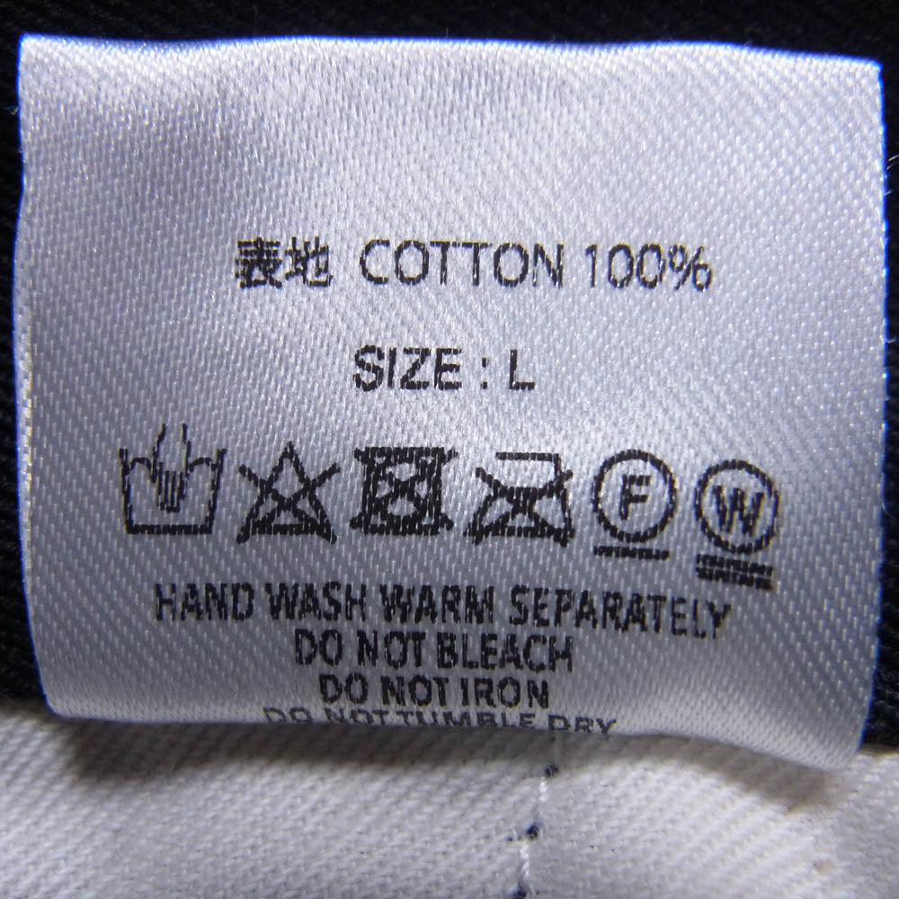 GOD SELECTION XXX ゴッドセレクション チノクロス ワークパンツ チノパン ブラック系 L【美品】【中古】