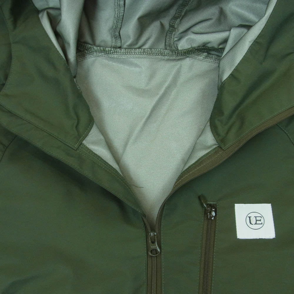 uniform experiment ユニフォームエクスペリメント 21SS UE-210034 3LAYER HOODED BLOUSON 3レイヤー フーデッド ブルゾン グリーン系 2【美品】【中古】