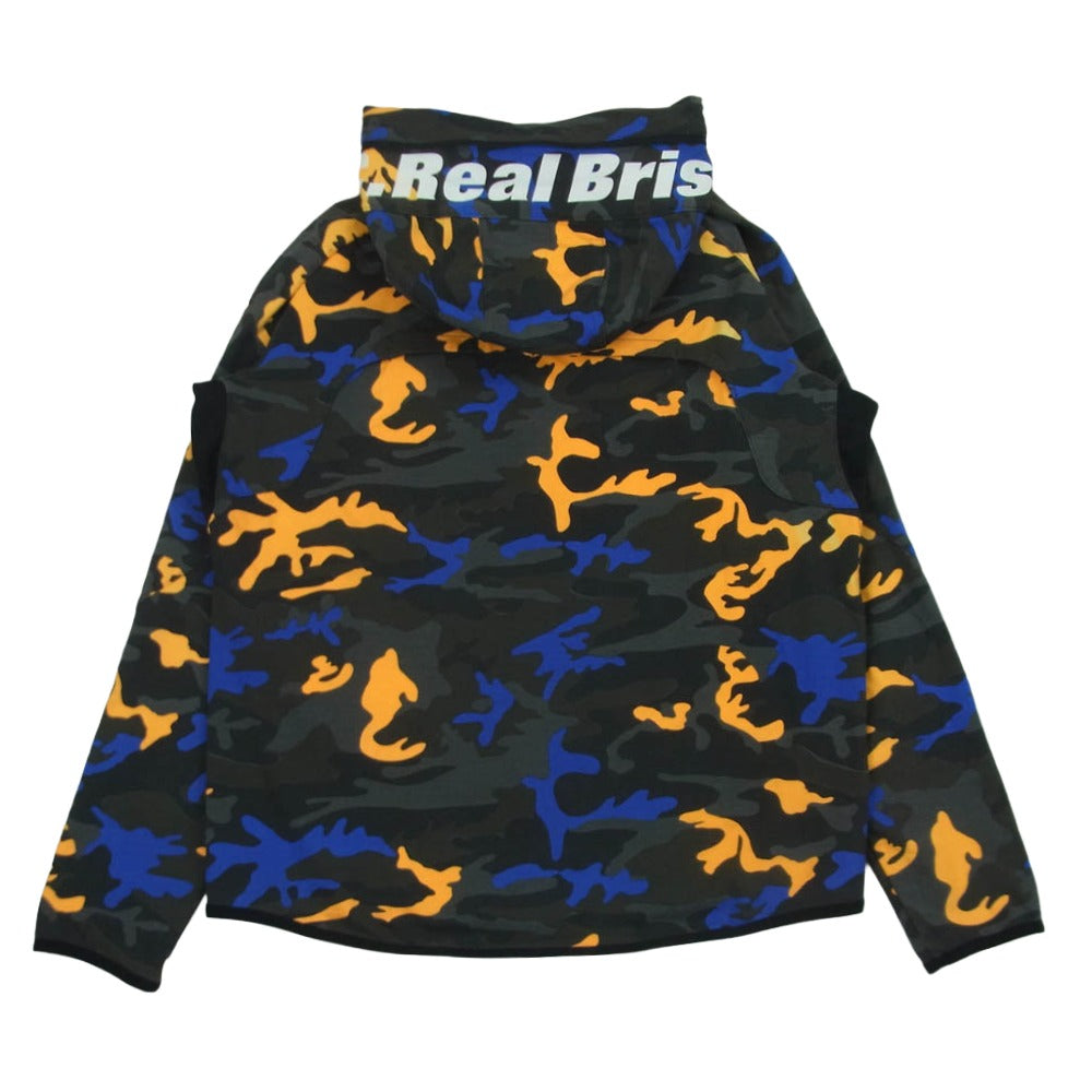 F.C.R.B. エフシーアールビー SP140902A41 迷彩 カモフラ柄 ジップアップ パーカー フーディー グレー系 M【中古】 F.C.R.B. エフシーアールビー SP140902A41 迷彩 カモフラ柄 ジップ