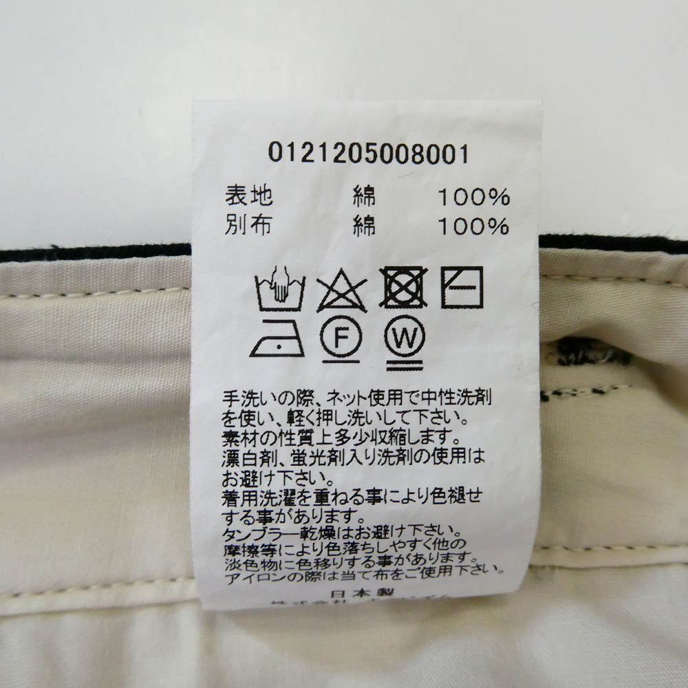 VISVIM ビズビム 21AW 0121205008001 HIGH-WATER CHINO HW BB ハイウォーター チノパンツ チノ トラウザーズ ブラック系 3【中古】