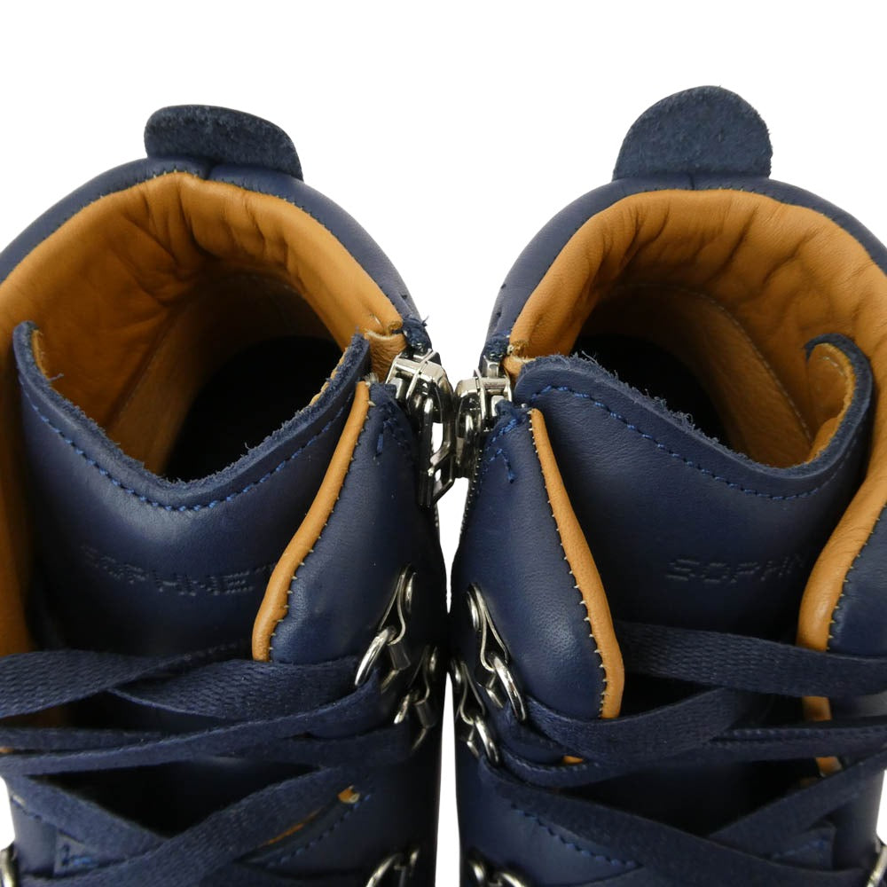 Danner ダナー SOPHNET. ソフネット D210032 MOUNTAIN LIGHT ZIP UP BOOTS マウンテン ライト ジップアップ ブーツ ブルー系 25.5【極上美品】【中古】