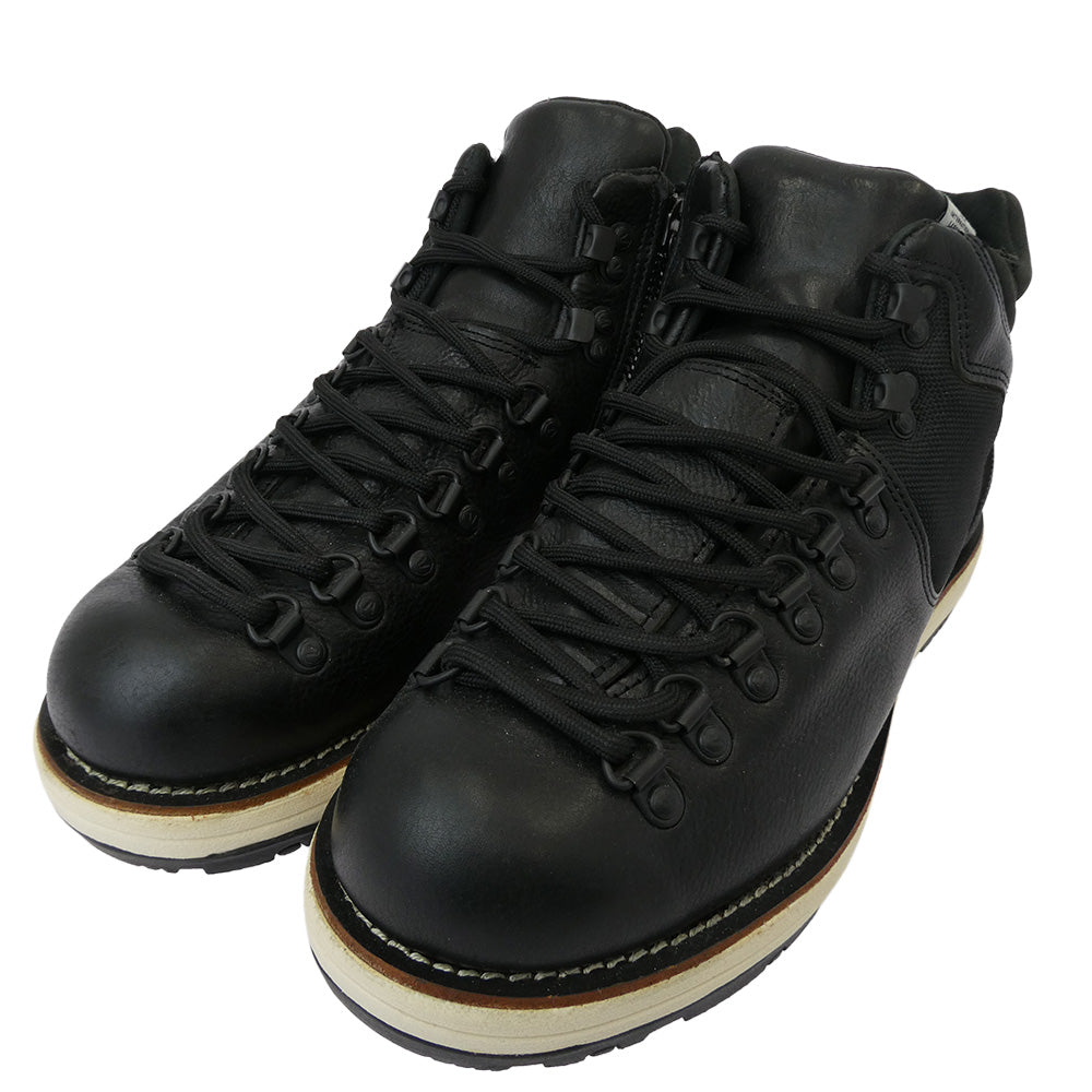 VISVIM ビズビム SERRA セラ サイドジップ レザー トレッキングシューズ マウンテンブーツ ブラック系 8【極上美品】【中古】