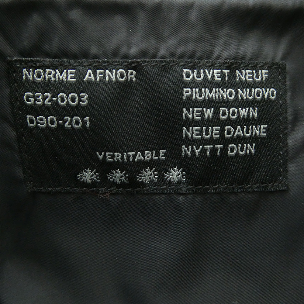 MONCLER モンクレール 42352-00-69010 レザー ダウン ジャケット ブラック系 1【中古】