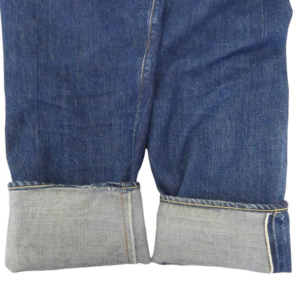 Levi's リーバイス 501 66前期 Vステッチ ボタン裏刻印6 BIG E デニム パンツ テーパードカスタム インディゴブルー系【中古】