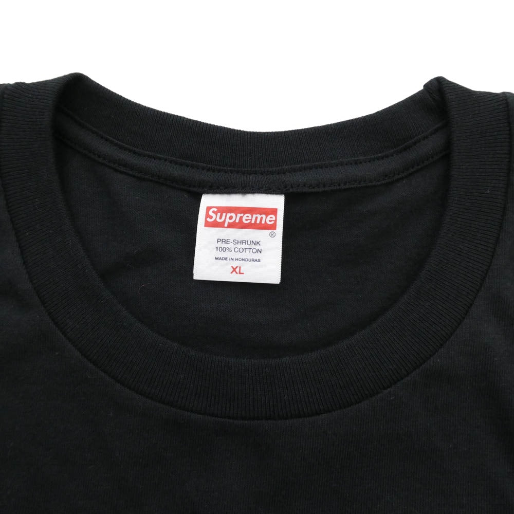 Supreme シュプリーム 26SS Spider Man Tee スパイダーマン プリント 半袖 Tシャツ カットソー ブラック系 XL【新古品】【未使用】【中古】