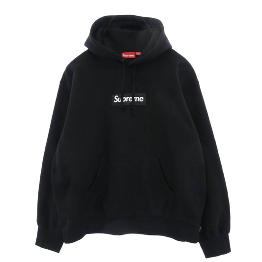 Supreme シュプリーム Box Logo Hooded Sweatshirt ボックスロゴ フーデットスウェットシャツ パーカー フーディー ブラック系 L【美品】【中古】