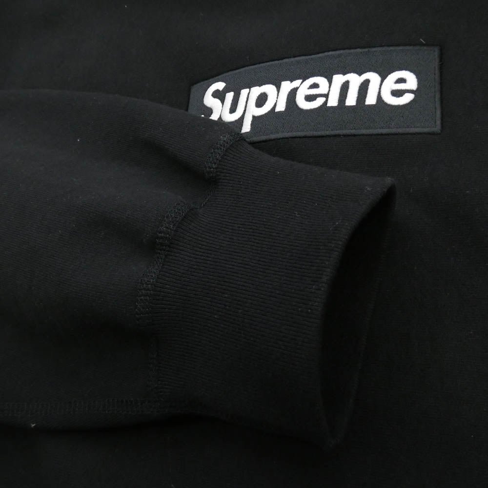 Supreme シュプリーム Box Logo Hooded Sweatshirt ボックスロゴ フーデットスウェットシャツ パーカー フーディー ブラック系 L【美品】【中古】