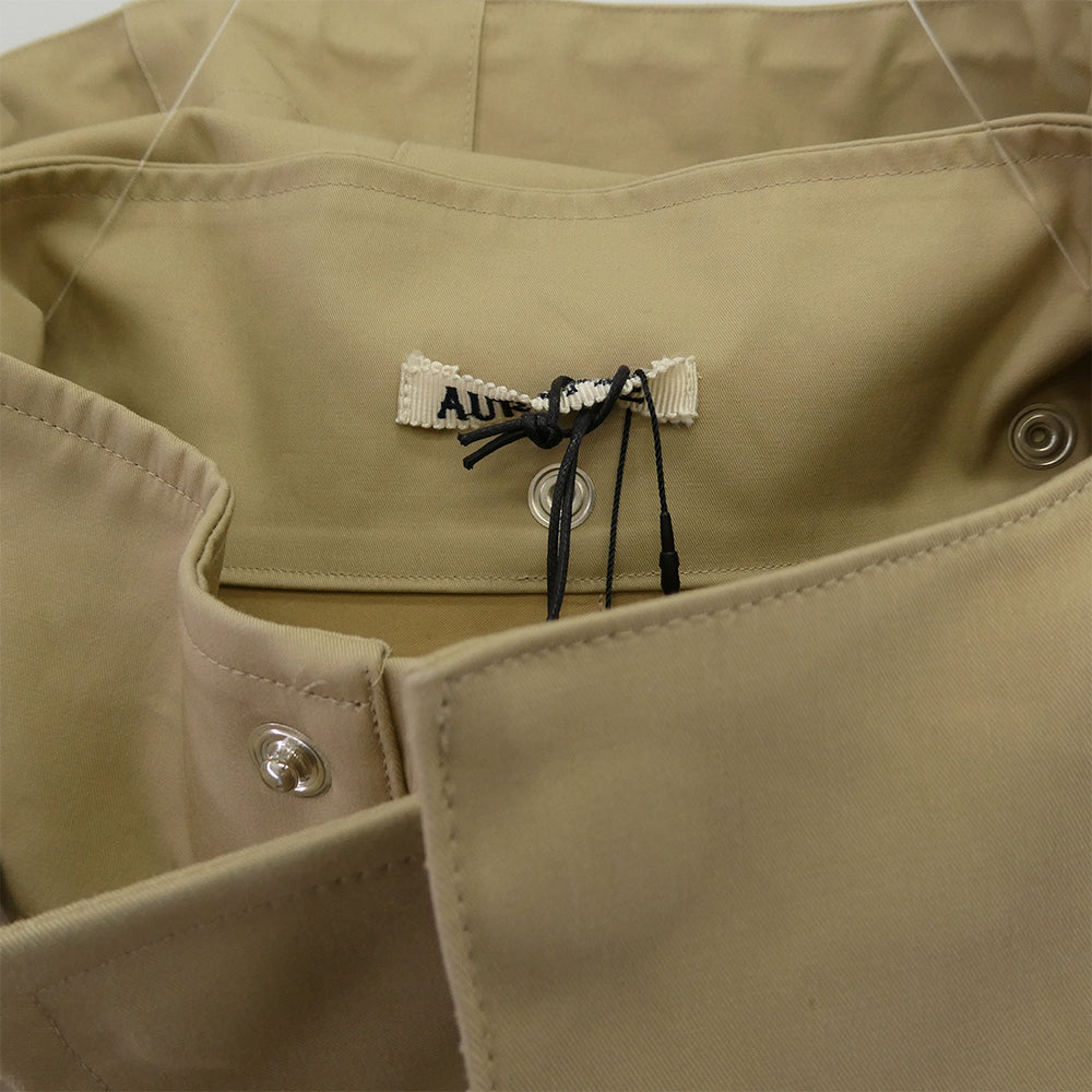 AURALEE オーラリー 25AW A25AB02CB HIGH-DENSITY BONTED COTTON GABARDINE BLOUSON コットンギャバジン ブルゾン ジャケット ベージュ系 1【美品】【中古】