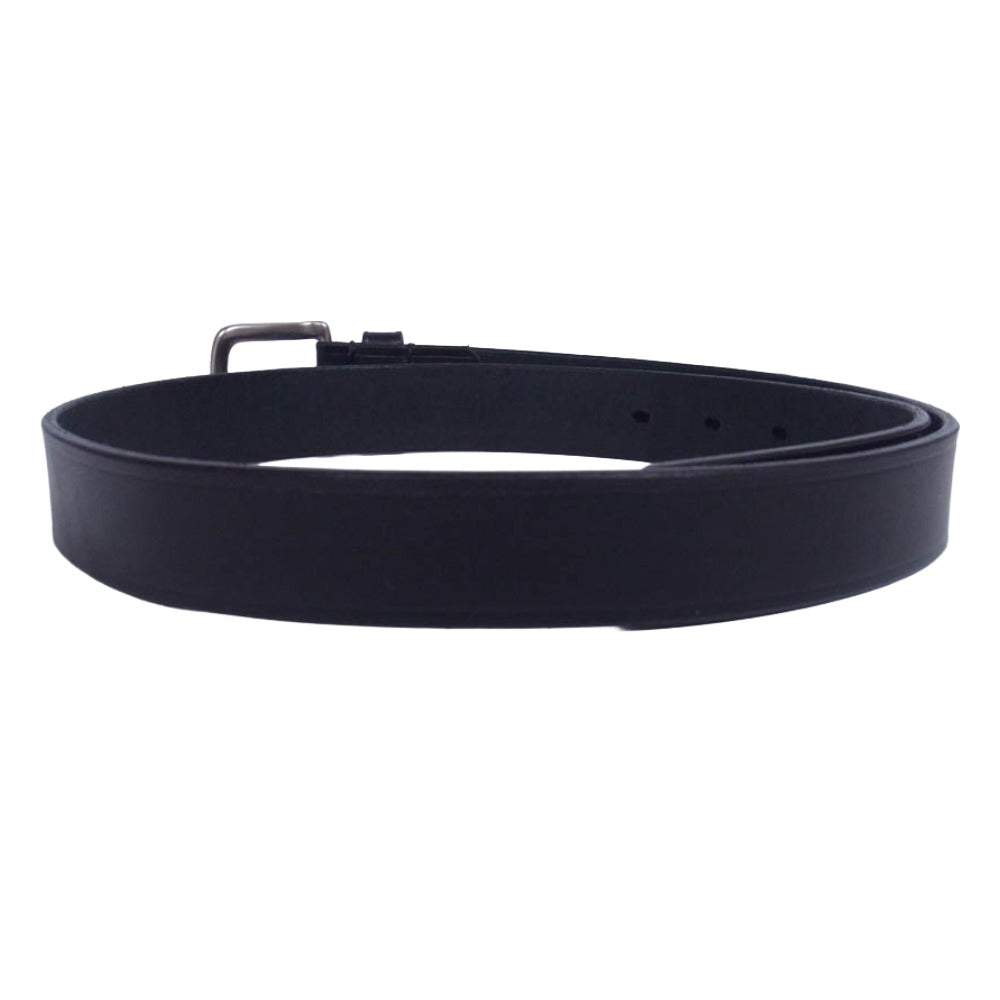 スロウ HS68J-2 27mm plain belt プレーン レザー ベルト ブラック系【中古】