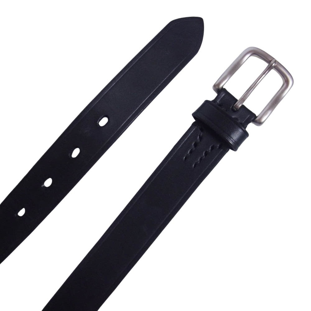 スロウ HS68J-2 27mm plain belt プレーン レザー ベルト ブラック系【中古】