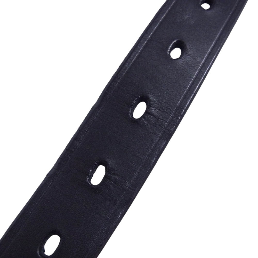 スロウ HS68J-2 27mm plain belt プレーン レザー ベルト ブラック系【中古】