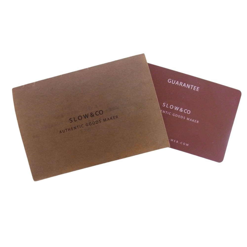 スロウ HS68J-2 27mm plain belt プレーン レザー ベルト ブラック系【中古】
