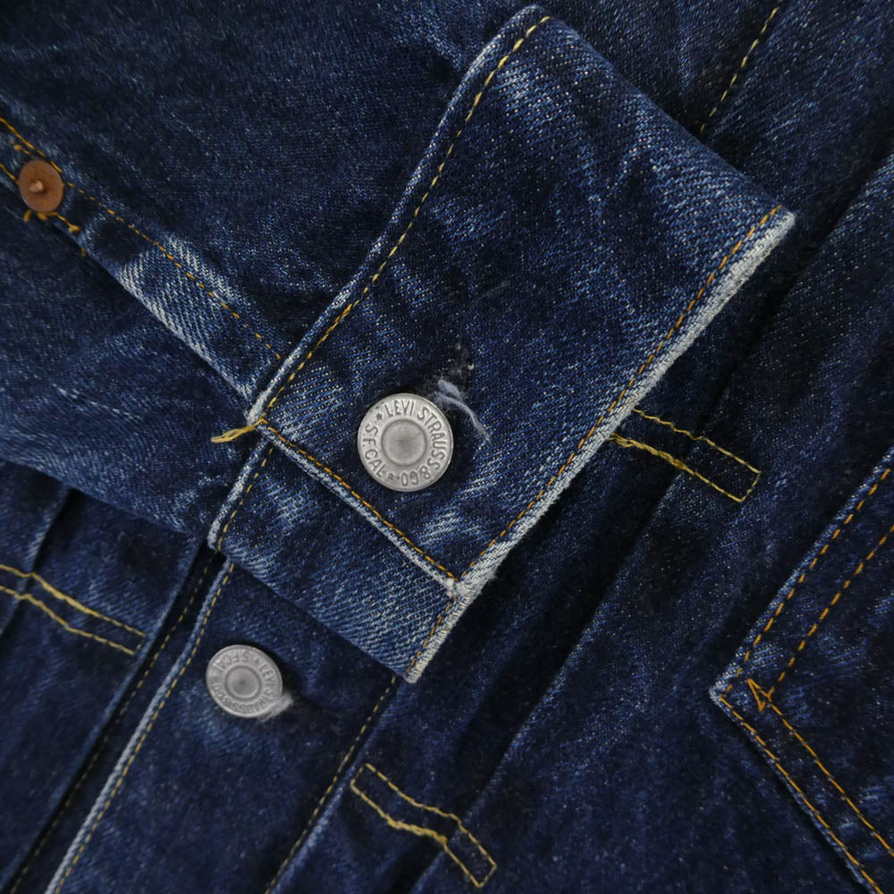 Levi's リーバイス Vintage ヴィンテージ 90s ボタン裏555 バレンシア工場 USA製 507XX 2nd デニム ジャケット インディゴブルー系 36【中古】