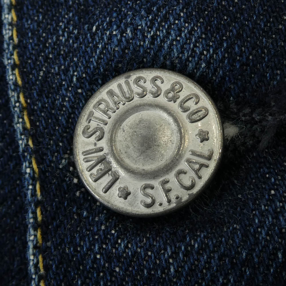 Levi's リーバイス Vintage ヴィンテージ 90s ボタン裏555 バレンシア工場 USA製 507XX 2nd デニム ジャケット インディゴブルー系 36【中古】