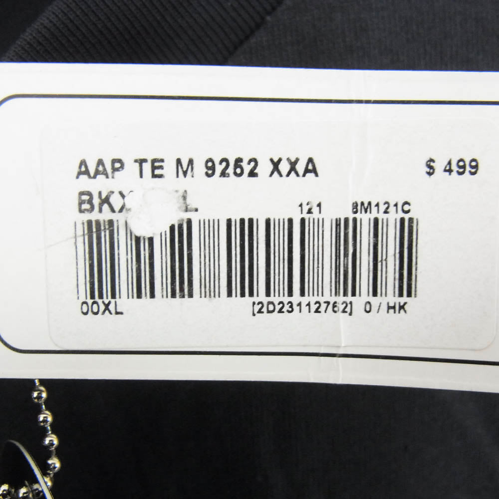 A BATHING APE アベイシングエイプ AAPTEM9252XXA × AAPE BY A BATHING エーエイプバイアベイシングエイプ バックプリント Tシャツ 半袖カットソー ブラック系 L【中古】