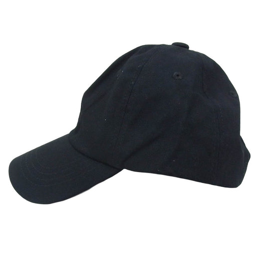 A BATHING APE アベイシングエイプ 001GDM201001H ロゴ刺繍 コットン キャップ 帽子 ブラック系【新古品】【未使用】【中古】