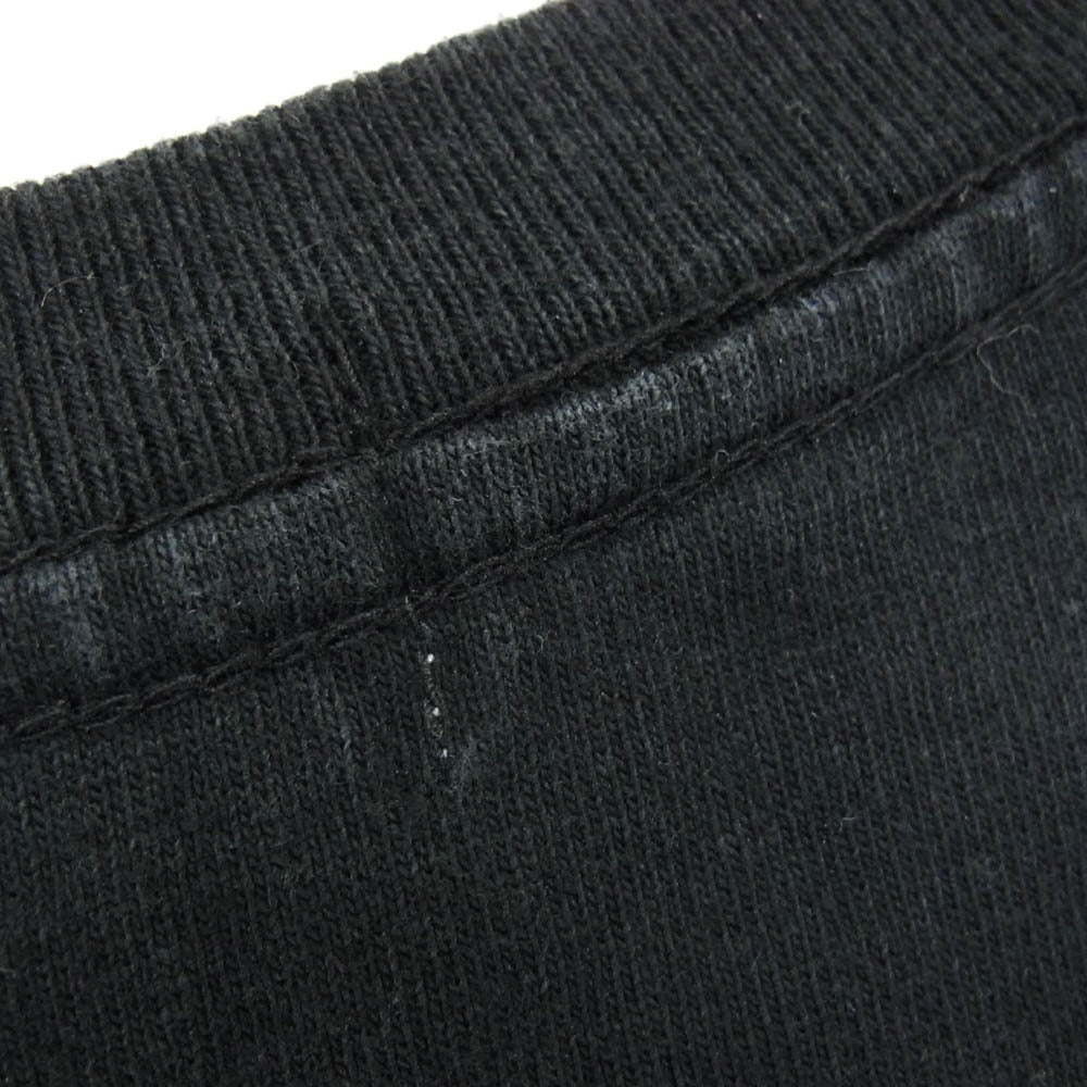 A BATHING APE アベイシングエイプ 001LTG731902X × UNDEFEATED アンディフィーテッド アームマルチ カモ ロゴプリント 長袖 カットソー ブラック系 M【中古】