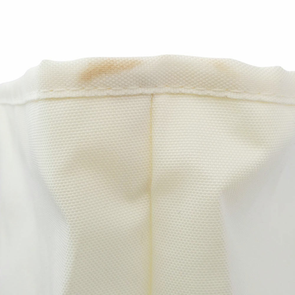 A BATHING APE アベイシングエイプ 001GDM201001H BAPE ロゴ プリント トートバッグ ホワイト系 ブルー系【極上美品】【中古】