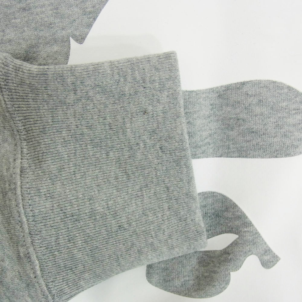 A BATHING APE アベイシングエイプ 001GDM201002H フロントプリント クルーネック スウェット グレー系 S【新古品】【未使用】【中古】