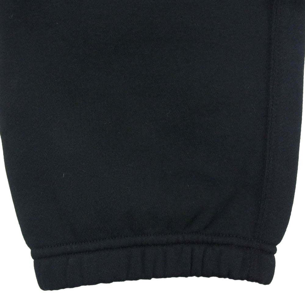 A BATHING APE アベイシングエイプ 001GDM201002H 【フェイクバスターズ鑑定済】 ロゴプリント ストレート スウェットパンツ ブラック系 M【新古品】【未使用】【中古】