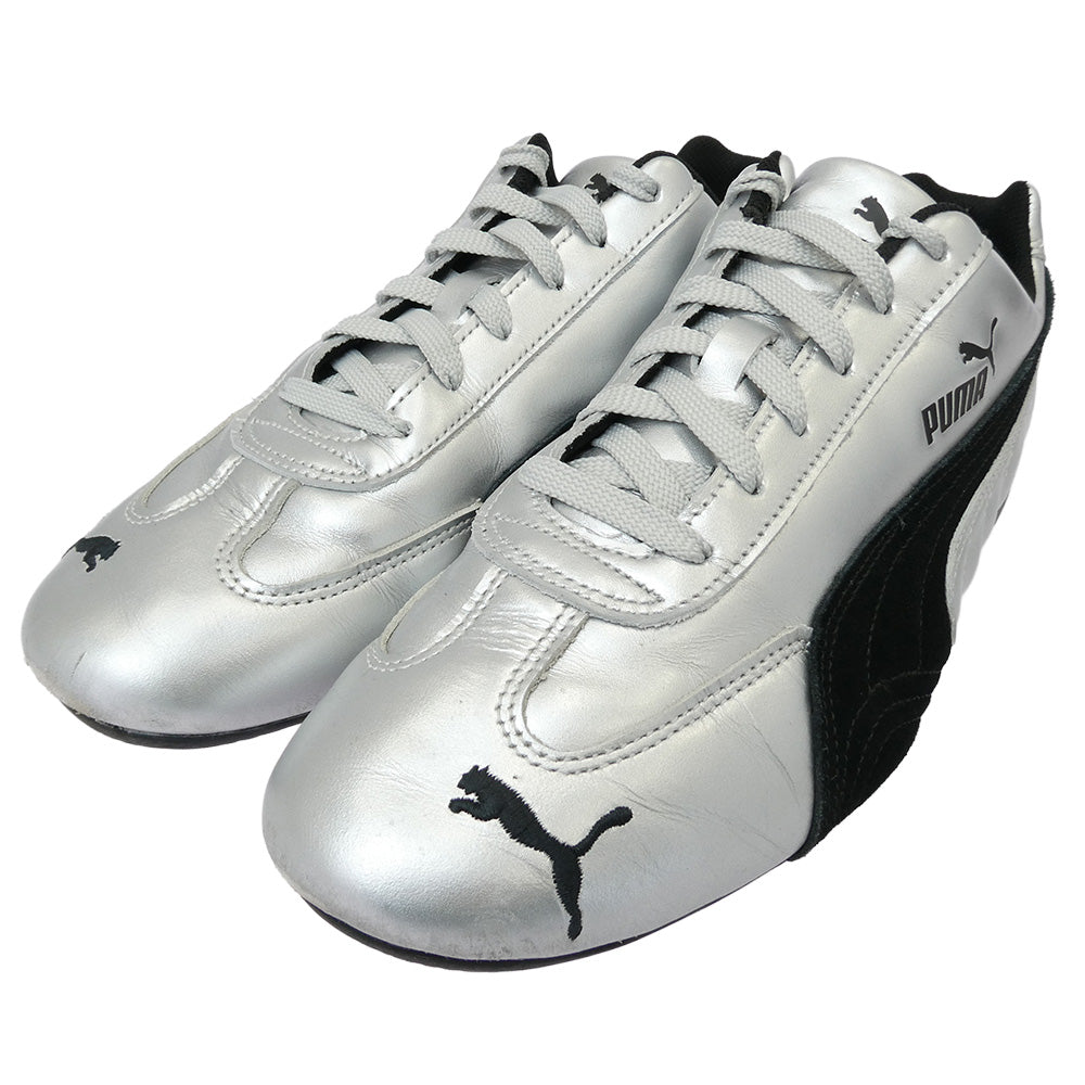 PUMA プーマ 403689-01 SPEEDCAT METALLIC スピードキャットメタリック スニーカー シルバー系 28.5cm【中古】