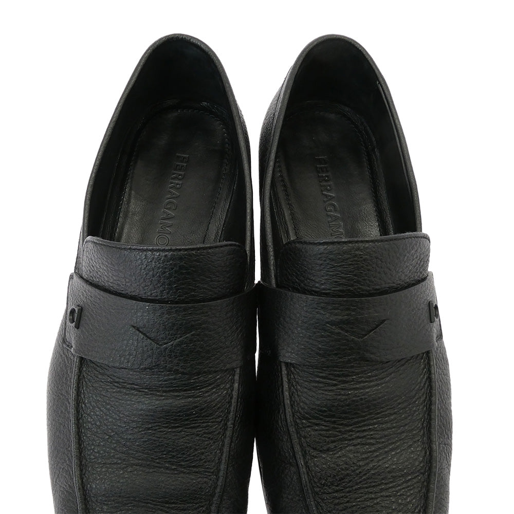 Salvatore Ferragamo サルヴァトーレフェラガモ 02A723 791719 レザー ペニー ローファー ブラック系 8【中古】