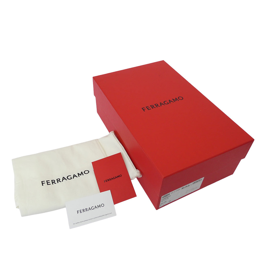 Salvatore Ferragamo サルヴァトーレフェラガモ 02A723 791719 レザー ペニー ローファー ブラック系 8【中古】