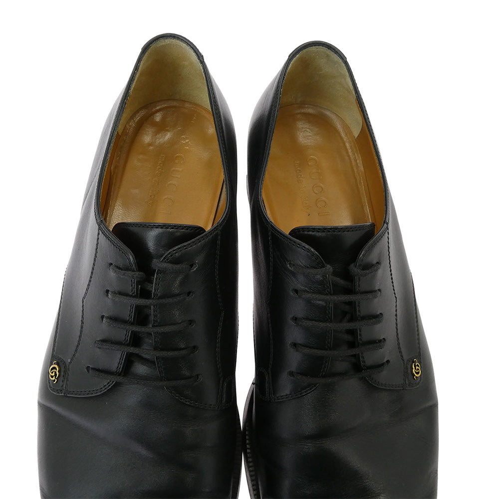 GUCCI グッチ 643621 GGマーモント レザー ドレスシューズ ブラック系 9【中古】