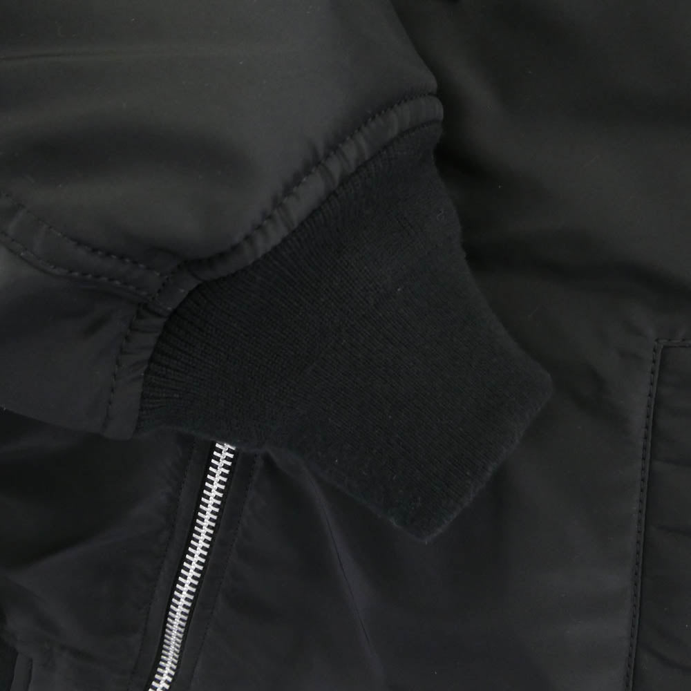 Sacai サカイ Nylon Twill Blouson ナイロン ツイル ボンバー ジャケット ジップ アップ ブルゾン ブラック系 2【中古】