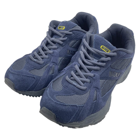 FreshService フレッシュサービス M801928-030-130 × MAGNUM UNIFORM SERVICE TRAINER MIDNIGHT Vibram ソール メッシュ スエード ローカット スニーカー ブラック系 ネイビー系 28cm【中古】