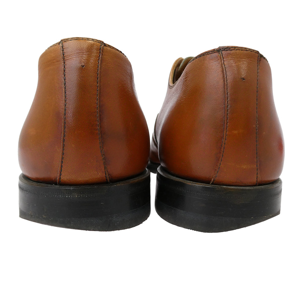 SCOTCH GRAIN スコッチグレイン HA-3445 ウィングチップ レースアップ レザー シューズ ブラウン系 25【中古】
