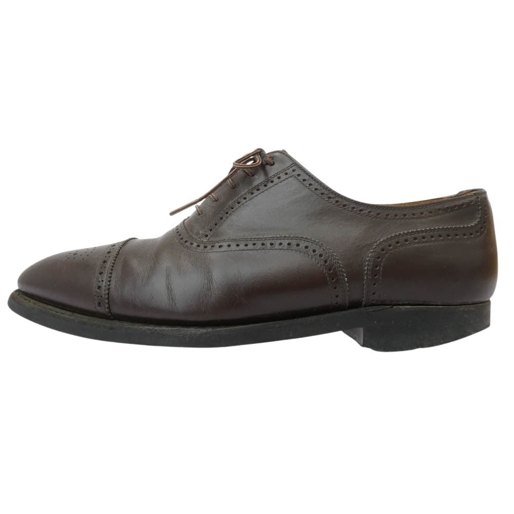 SCOTCH GRAIN スコッチグレイン 2770 SHINE OR RAIN Ⅳ シャインオアレインⅣ セミグローブ レザー シューズ ブラウン系 25【中古】