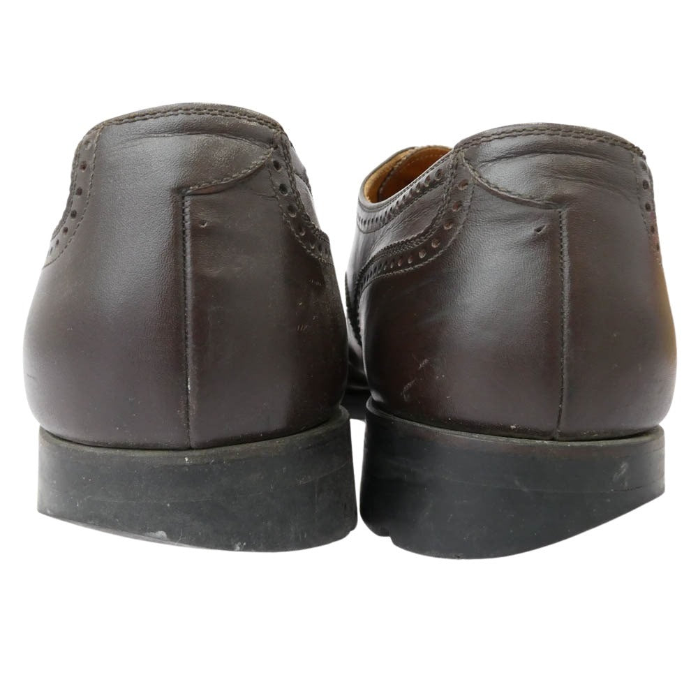 SCOTCH GRAIN スコッチグレイン 2770 SHINE OR RAIN Ⅳ シャインオアレインⅣ セミグローブ レザー シューズ ブラウン系 25【中古】