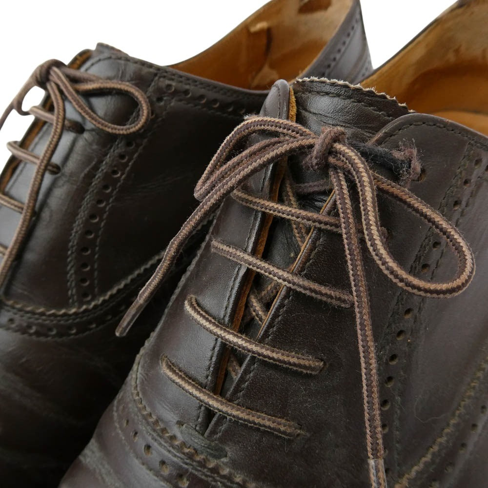 SCOTCH GRAIN スコッチグレイン 2770 SHINE OR RAIN Ⅳ シャインオアレインⅣ セミグローブ レザー シューズ ブラウン系 25【中古】