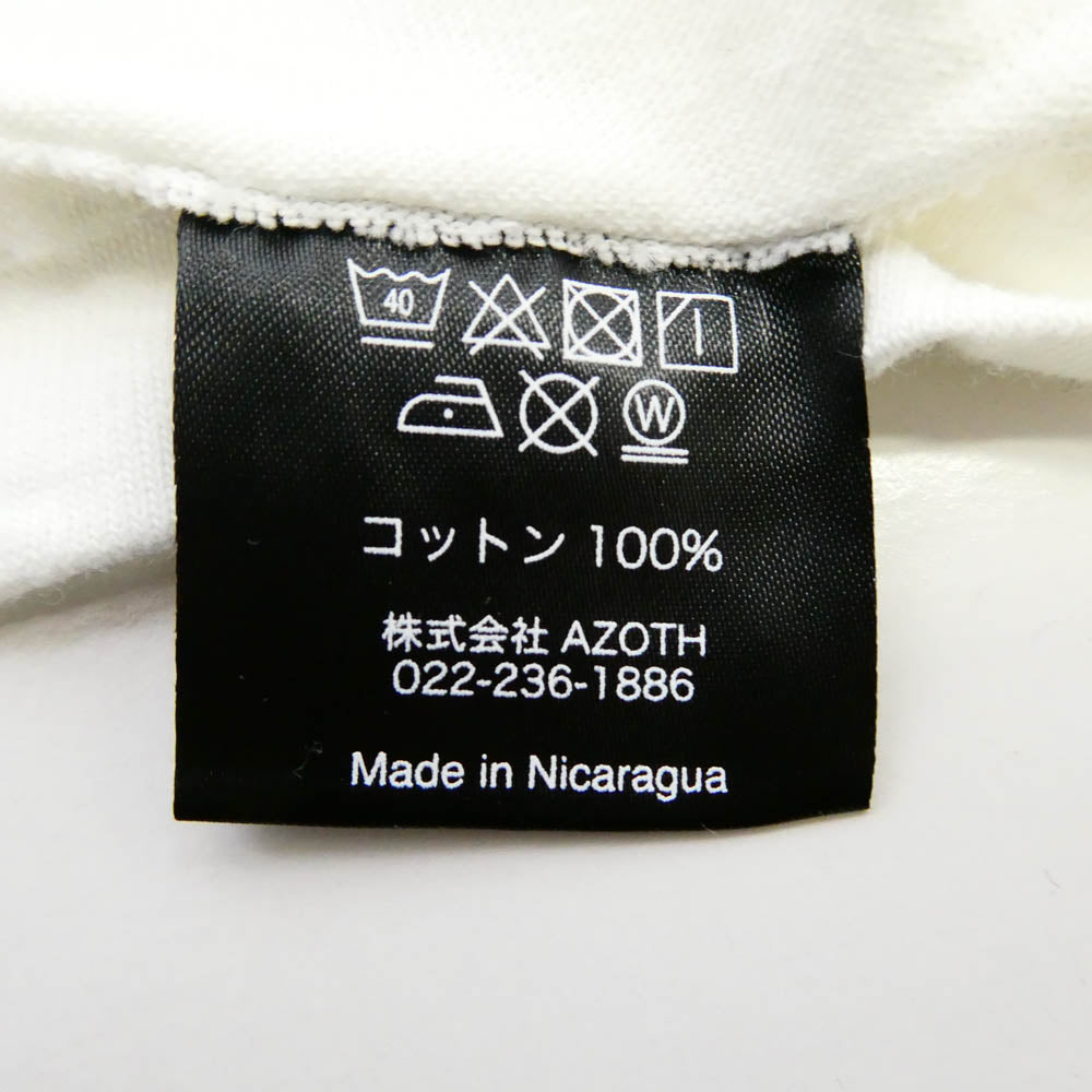 GEEKS RULE ギークスルール × CHAINSAW MAN THE MOVIE REZE SILKSCREEN PRINTING T SHIRT チェンソーマン レゼ篇 シルクスクリーン プリント 半袖 Tシャツ ホワイト系 M【中古】