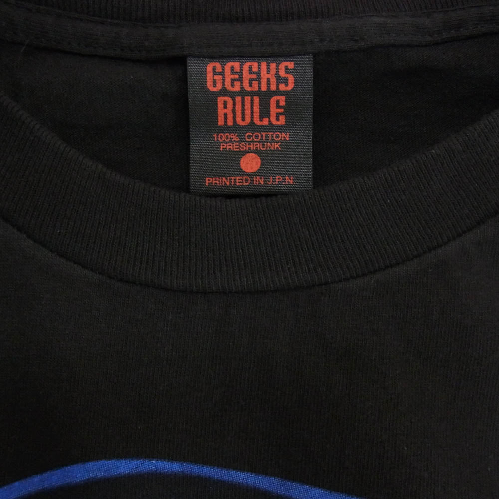 GEEKS RULE ギークスルール x Boogiepop Returns VS Imaginator 15 SILKSCREEN PRINTING T SHIRT ブギーポップは笑わない 15 シルクスクリーン プリント 半袖 Tシャツ ブラック系 XL【美品】【中古】