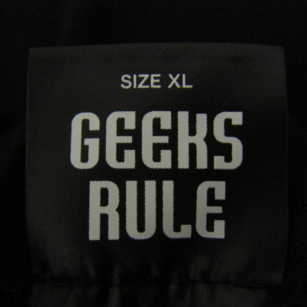 GEEKS RULE ギークスルール x Boogiepop Returns VS Imaginator 15 SILKSCREEN PRINTING T SHIRT ブギーポップは笑わない 15 シルクスクリーン プリント 半袖 Tシャツ ブラック系 XL【美品】【中古】