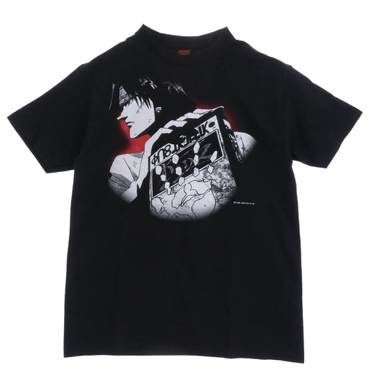 GEEKS RULE ギークスルール x HUNTER×HUNTER SILKSCREEN PRINTING T SHIRT クロロ ハンターハンター シルクスクリーン プリント 半袖 Tシャツ Mサイズ ブラック系 マルチカラー系 M【美品】【中古】