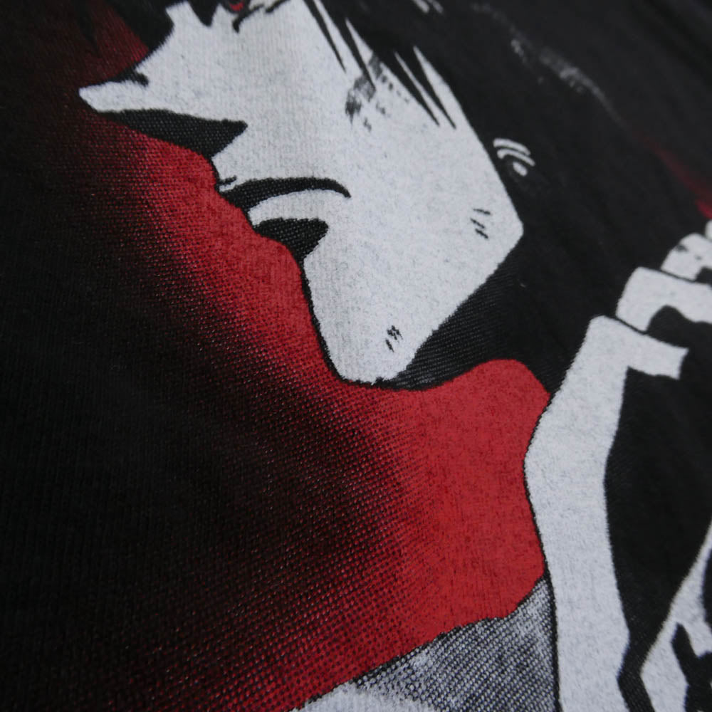 GEEKS RULE ギークスルール x HUNTER×HUNTER SILKSCREEN PRINTING T SHIRT クロロ ハンターハンター シルクスクリーン プリント 半袖 Tシャツ Lサイズ ブラック系 マルチカラー系 L【美品】【中古】