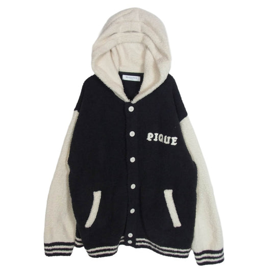 gelato pique ジェラートピケ PMNT235917 French Bulldog Blouson フレンチブルドッグ ジャガード ブルゾン ブラック系 L【中古】