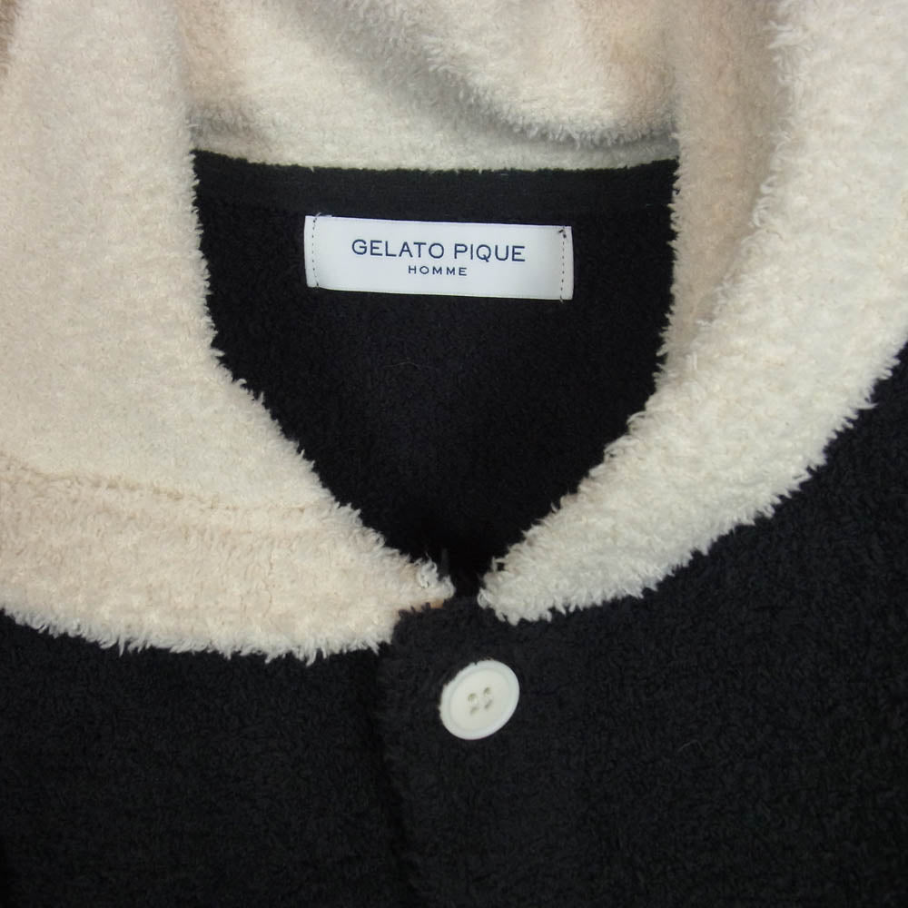 gelato pique ジェラートピケ PMNT235917 French Bulldog Blouson フレンチブルドッグ ジャガード ブルゾン ブラック系 L【中古】