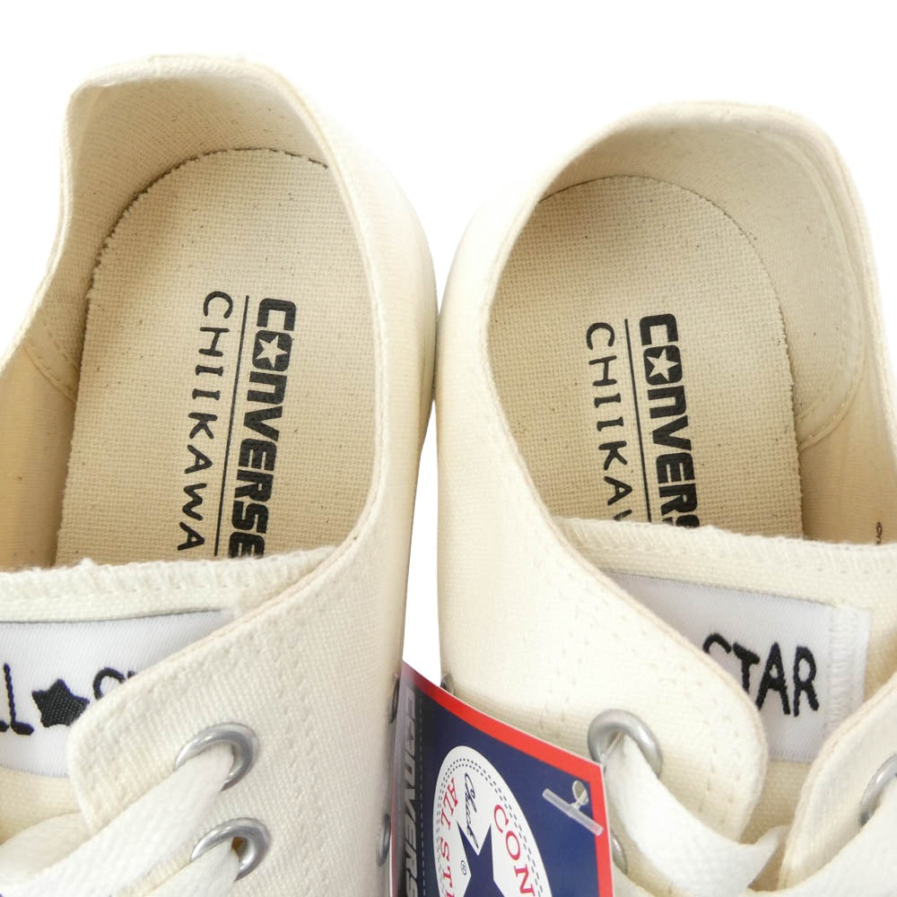 CONVERSE コンバース 1SE427 × ちいかわ ALL STAR MC OX CHIIKAWA オールスター スニーカー オフホワイト系 27.5cm【新古品】【未使用】【中古】