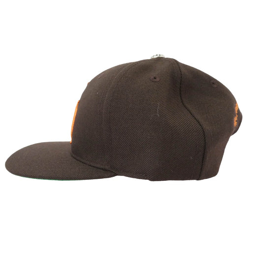 CHROME HEARTS クロムハーツ（原本無） BASEBALL CAP CH刺繍 ベースボール キャップ 帽子 ブラウン系 シルバー系【中古】